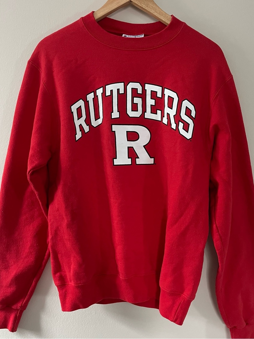 Campion RUTGERS Crewneck Sweatshirt Red